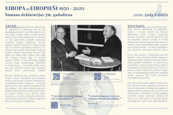 “Eiropa un eiropieši no 1950. gada līdz mūsdienām”